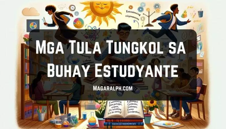 mga tula tungkol sa buhay estudyante