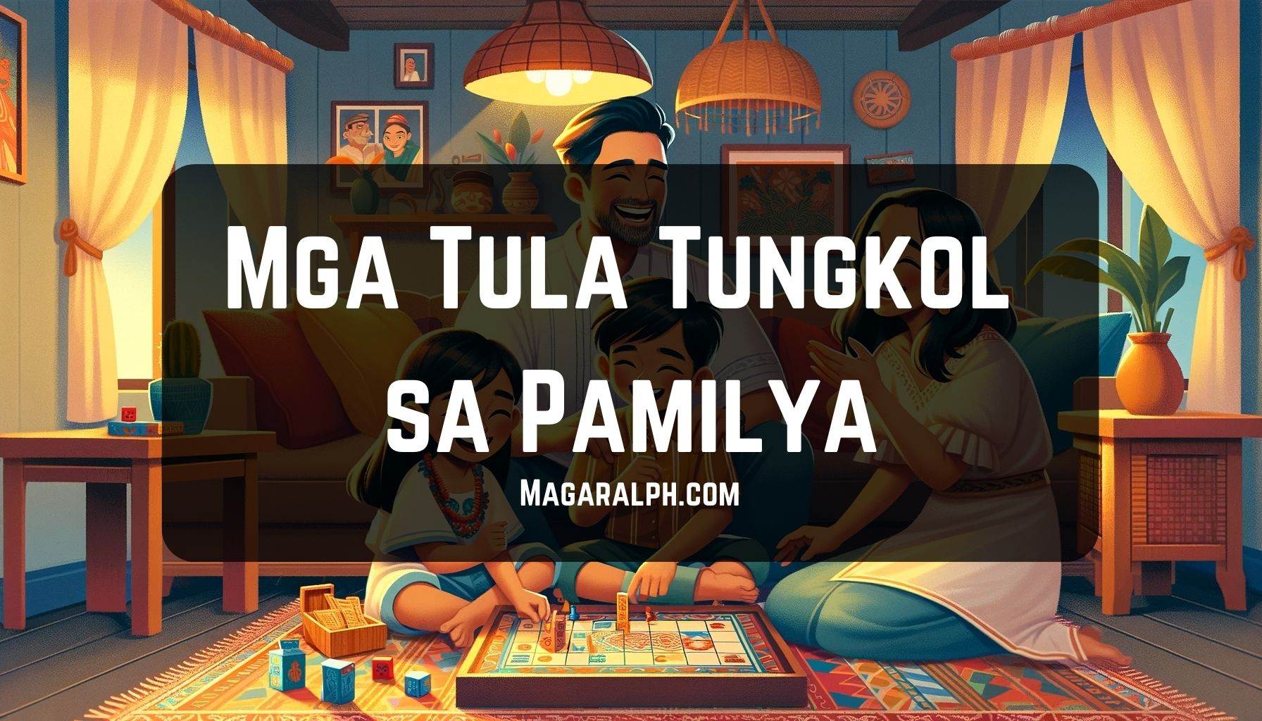 7 Tula Tungkol Sa Pamilya (4 Na Saknong) — MagaralPH