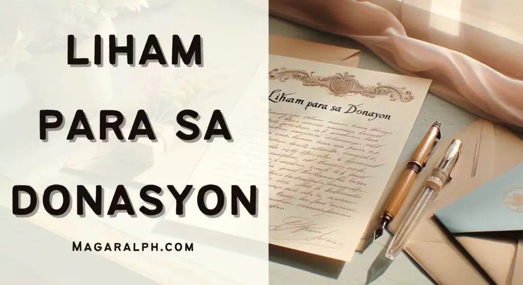 liham para sa donasyon