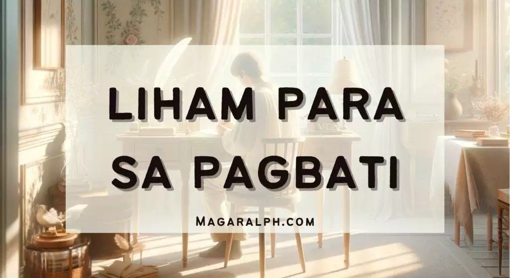 liham para sa pagbati