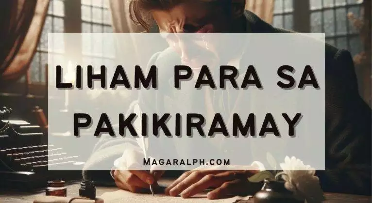 liham para sa pakikiramay