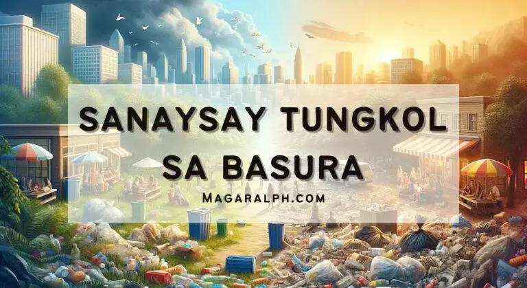 sanaysay tungkol sa basura