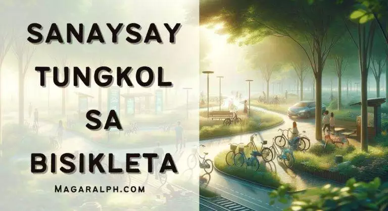 sanaysay tungkol sa bisikleta