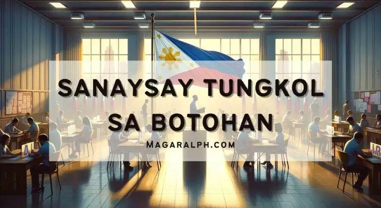 sanaysay tungkol sa botohan