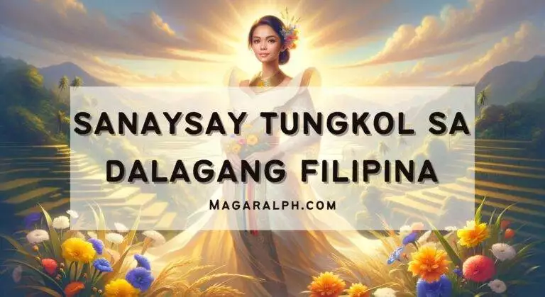 Sanaysay Tungkol sa Dalagang Pilipina 