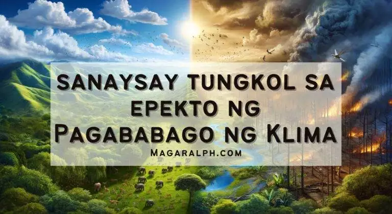 Sanaysay Tungkol sa Epekto ng Pagbabago ng Klima