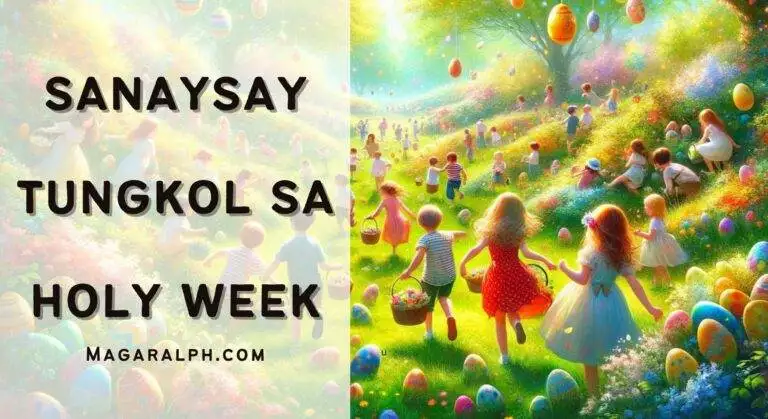 Sanaysay Tungkol sa Holy Week