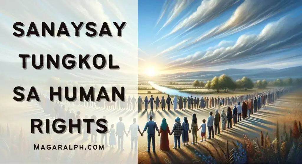 Sanaysay Tungkol sa Human Rights