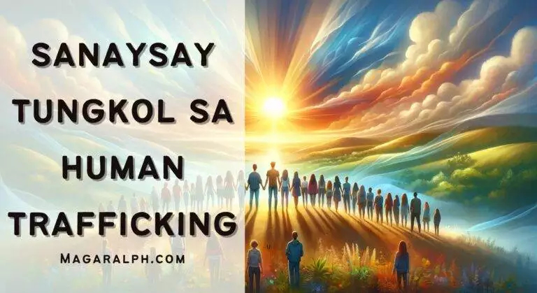 Sanaysay Tungkol sa Human Trafficking