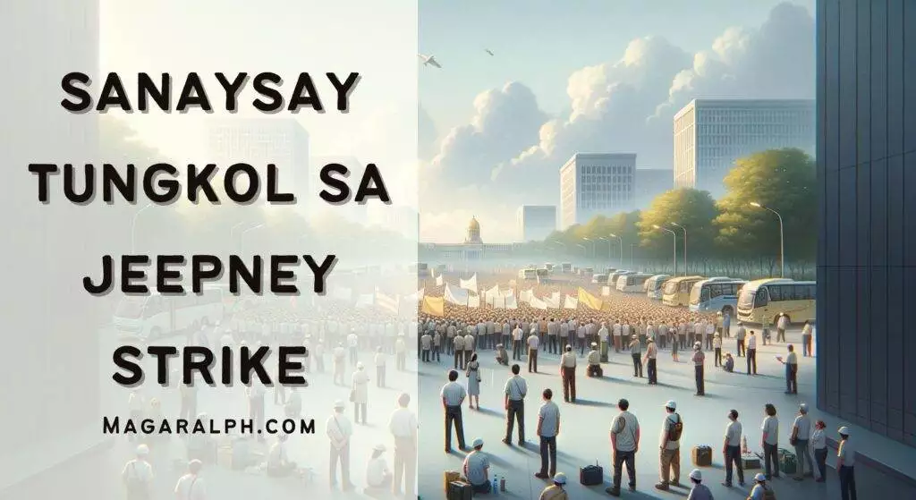 Sanaysay-tungkol-sa-Jeepney-Strike